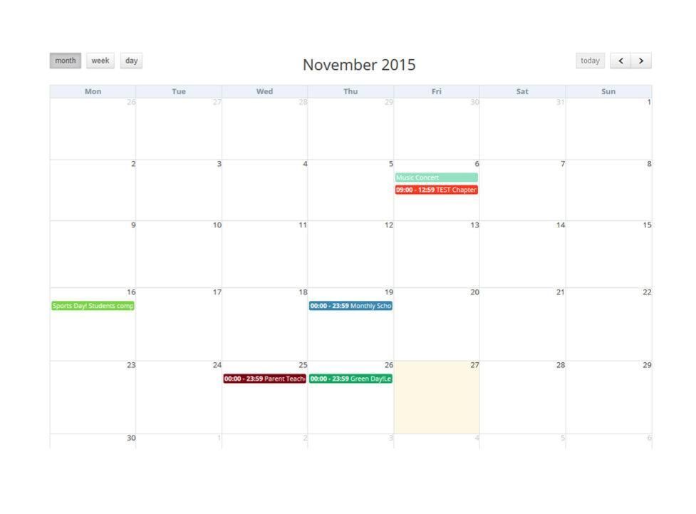 Ημερολόγιο – Schedule